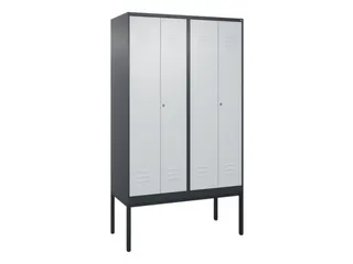 locker voor scheiding van kleding,HxBxD 2120x1200x500mm,4vak - 1
