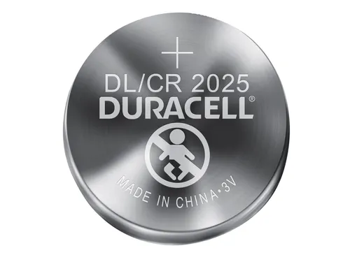 Batterij Duracell knoopcel 2x CR2025 lithium Ø20mm 3V-170mAh