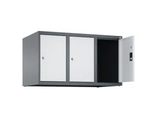 opzetkast,v. locker,3vak.,vak B 300mm,HxBxD 500x900x500mm,vleugeldeur - 2
