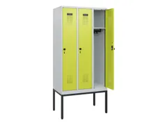 schoollocker,HxBxD 1950x900x500mm,3vak,vak B 300mm,draaigrendel