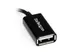 Câble adaptateur Micro USB angle droit vers USB Host OTG M/F 12cm