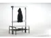 banc double,HxLxP 1670x1015x725mm,barres alu,RAL7016