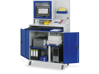 Computerkast 1895x1100x520mm Verrijdbaar - 2