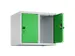opzetkast,v. locker,2vak.,vak B 300mm,HxBxD 500x600x500mm,draaigrendel