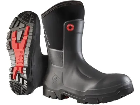 Dunlop Laars ND68A93.CH Craftsman Snugboot S5 Zwart Maat 37