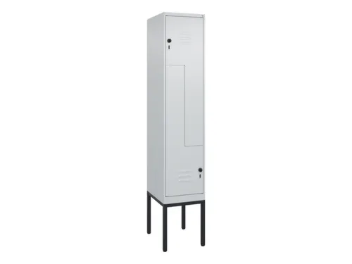 Z-garderobekast,HxBxD 2120x400x500mm,vak B 200/400mm,draaigrendel