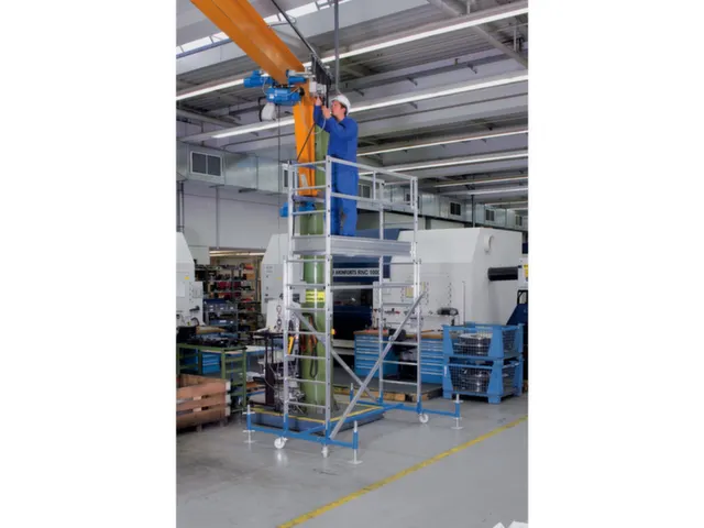 Échafaudage Pliant H Travail 5,60m Échafaudage 4,64x2,30x2,85m