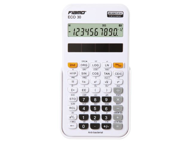 Calculator Fiamo ECO 30 WH wit | RekenmachinesWinkel.be