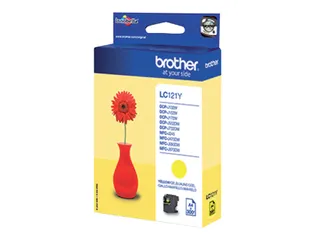 Inktcartridge Brother LC-121Y geel - 2