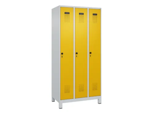 locker voor scheiding van kleding,HxBxD 1950x900x500mm,3vak