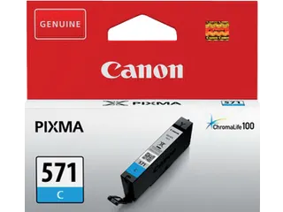 Inktcartridge Canon CLI-571 Cyaan - 2