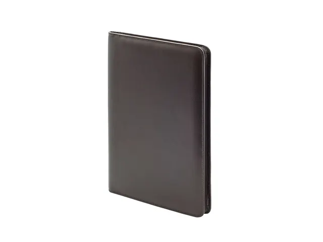 Conférencier Van der Spek 384 A4 cuir nervuré marron