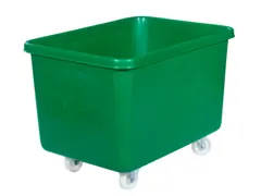 Verrijdbare Rechthoekige Bak 340 Liter Hxbxd 711X991X686Mm Pe Groen