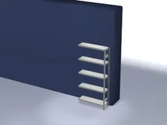 systeemstelling,aanbouwveld,HxBxD 2000x1010x335mm,vakl. 220kg