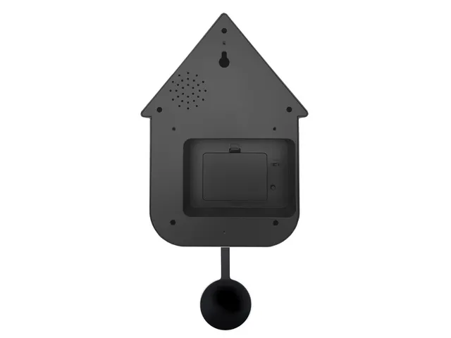 Wandklok NeXtime Twitter 21,5x41,5 cm zwart