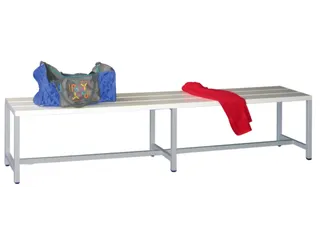 omkleedbank,HxLxD 430x2000x370mm,onderstel RAL7016 - 1