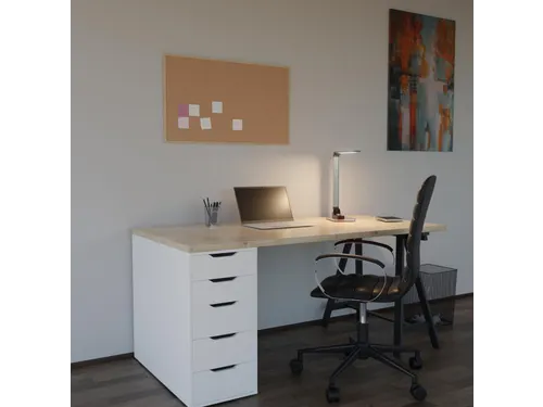bureaulamp Breeze, LED-lamp, zilver