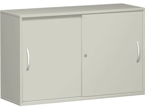 Schuifdeurkast 770x1200x430mm Romp Lichtgrijs Decor Front Lichtgrijs