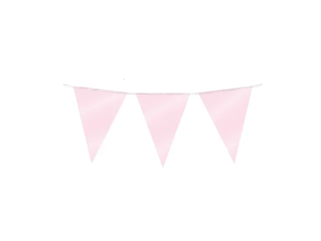 Drapeaux Party Foil rose bébé