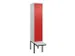 locker voor scheiding van kleding,HxBxD 2120x400x815mm,1vak