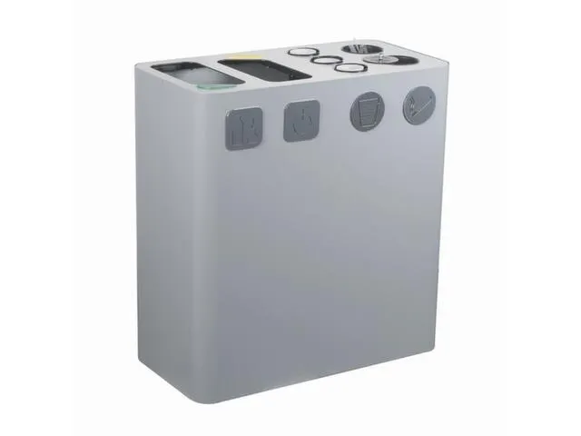 Station De Tri Sélectif,2X100L,Corps Gris
