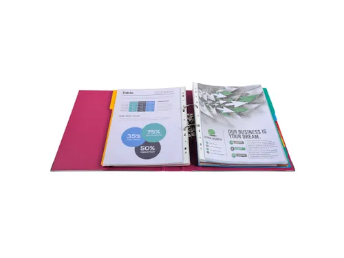Ordner PP Prem'Touch A4maxi 50mm fuchsia