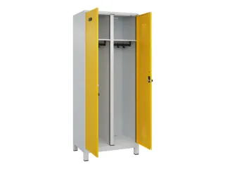 locker voor scheiding van kleding,HxBxD 1950x800x500mm,2vak - 1