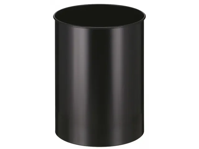 Ronde papierbak 30 liter Zwart