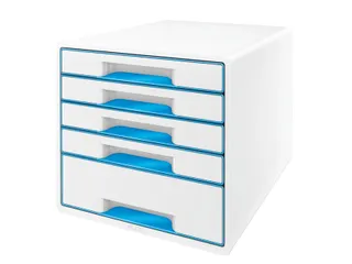 Ladenblok Leitz WOW Cube 5 laden wit/blauw - 3