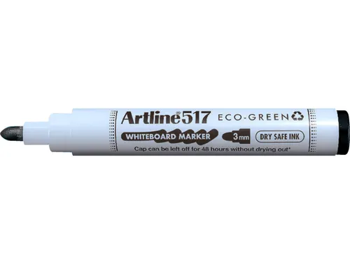 Whiteboardmarker Artline 517 Eco Dry Safe rond Medium zwart