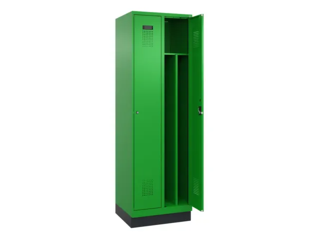 locker voor scheiding van kleding,HxBxD 1950x600x500mm,2vak
