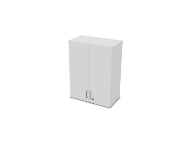 opzetkast v. kast met openslaande deuren Bl-wit 1070x800x445mm