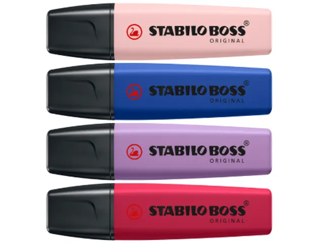 Markeerstift STABILO Boss Wildflower display klein assorti