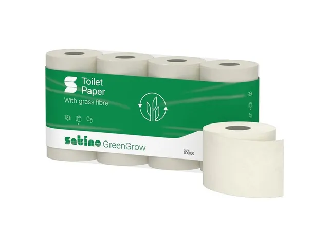 Toiletpapier BlackSatino GreenGrow CT10 3-laags 8 Rol