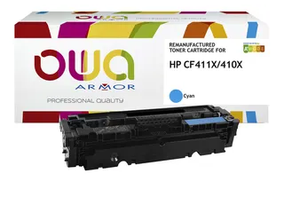 Tonercartridge OWA alternatief tbv HP CF411X blauw - 1