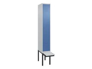 locker met bank,HxBxD 2120x300x815mm,1vak,vak B 300mm,cil.-slot - 1