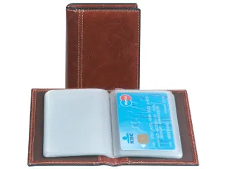 Creditkaart etui Palermo 40stuks bruin - 1