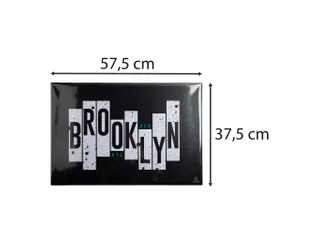 Onderlegger PVC 37,5 x57,5cm Brooklyn - 9