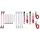 Spanbanden en spanelastiekenset Toolland 20 stuks