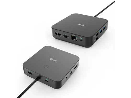 USB-C HDMI Dual DP Docking Station with Power Delivery 100 W + i-tec U