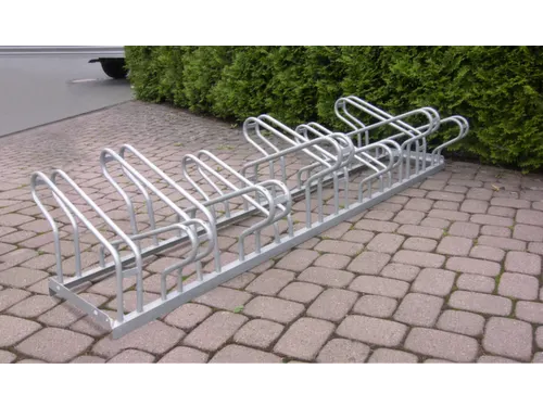 Fiets-Beugelrek L 2100Mm 2X6Plaatsen Dubbelzijdig Gelast Verzinkt