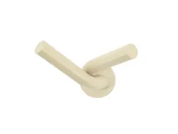 Wandkapstok 2 haken Beige