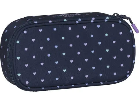Etui Beckmann Sport Jr. ovaal leeg Blue Hearts