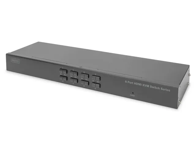 Desktop 19 Inch 8 Port HDMI KVM Switch Single View