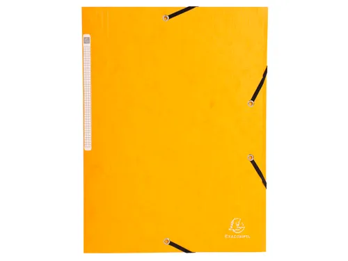 Elastomap A4 glanskarton 3 kleppen monobloc Assorti