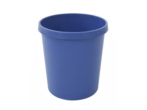 Ronde Papierbak 18 Liter Blauw