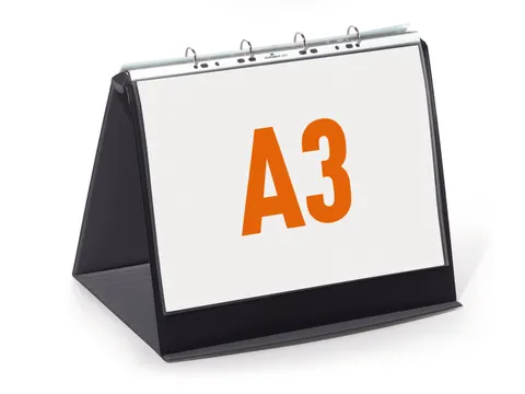 Durable 8569 Tafelflipover Durastar A3 liggend Basaltgrijs