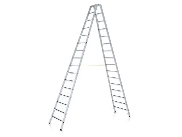 échelles de sécurité,double face,2x5marches a. revêtement R13