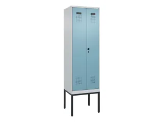 PBM-locker,HxBxD 2120x600x500mm,2vak,vak B 300mm,draaigrendel - 2