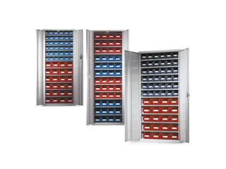 Stellingkast Met 56zichtbakken Hxbxd 1950x950x400mm Zonder Deuren - 1